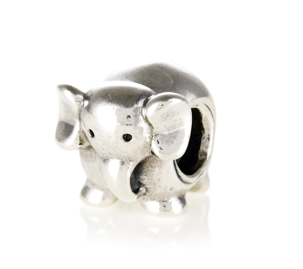 Pandora Silver African Elephant Charm 790480 John Greed Jewellery