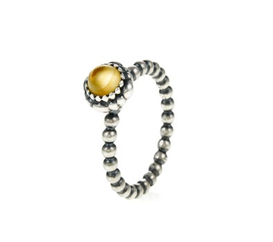 pandora yellow stone ring