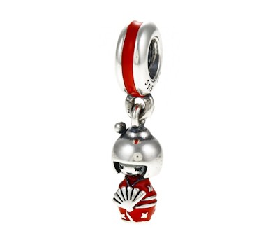 Pandora Japanese Doll Pendant Charm 791368EN09 | John Greed Jewellery